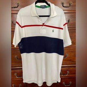 Ralph Lauren Polo Sailors Vented Pique Cotton Shirt